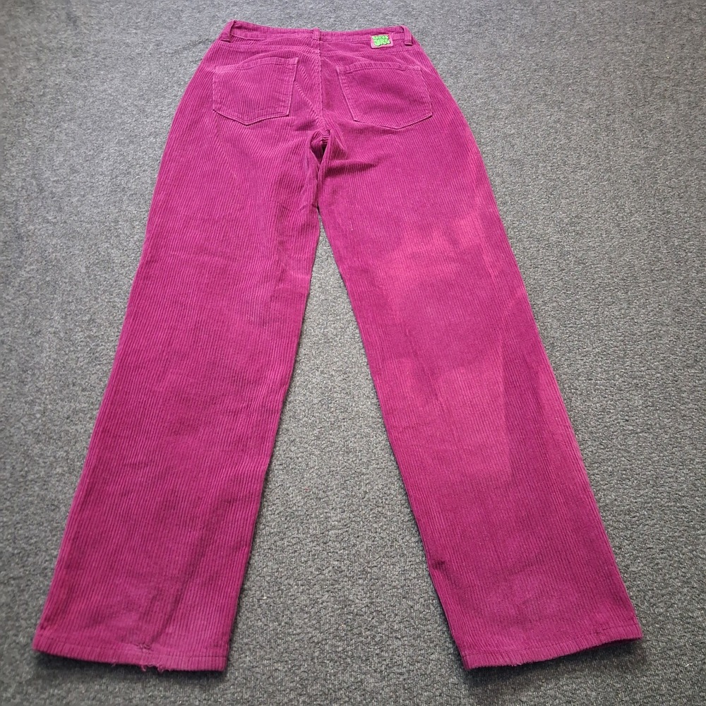 Empyre Tori Magenta Corduroy Pants Wide Leg High Rise Purple Womens Size 0 - Picture 2 of 15